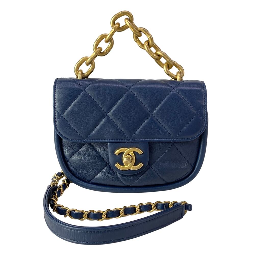 Chanel Matelasse/Half Moon Shoulder Bag